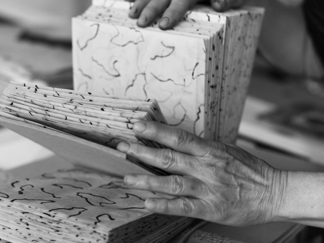 Margriet van der Ven, papierkunstenaar © Nathalie Bonjean 