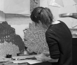 Margriet van der Ven, papierkunstenaar © Nathalie Bonjean  