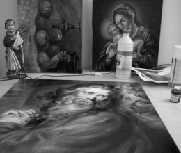 Carine Timmermans, restaurator schilderijen © Julien Verboom